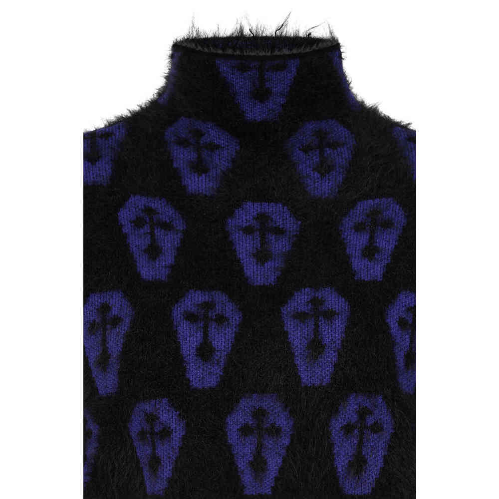 Banned - Lyric Gebreide trui - Zwart/Paars